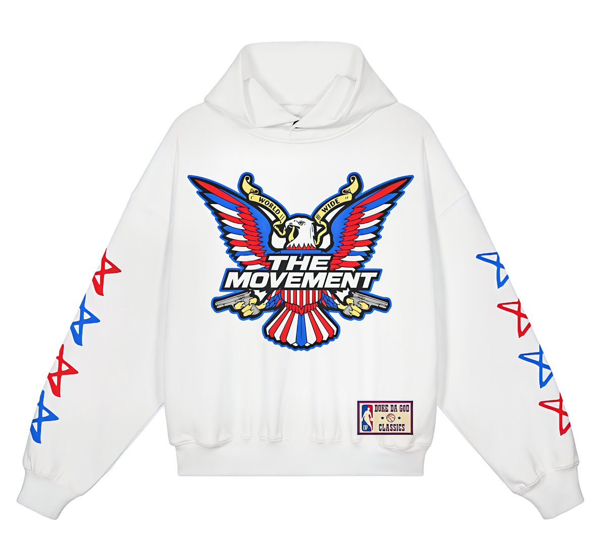 The Ramparts — Star-Spangled Snap Collar Hoodie