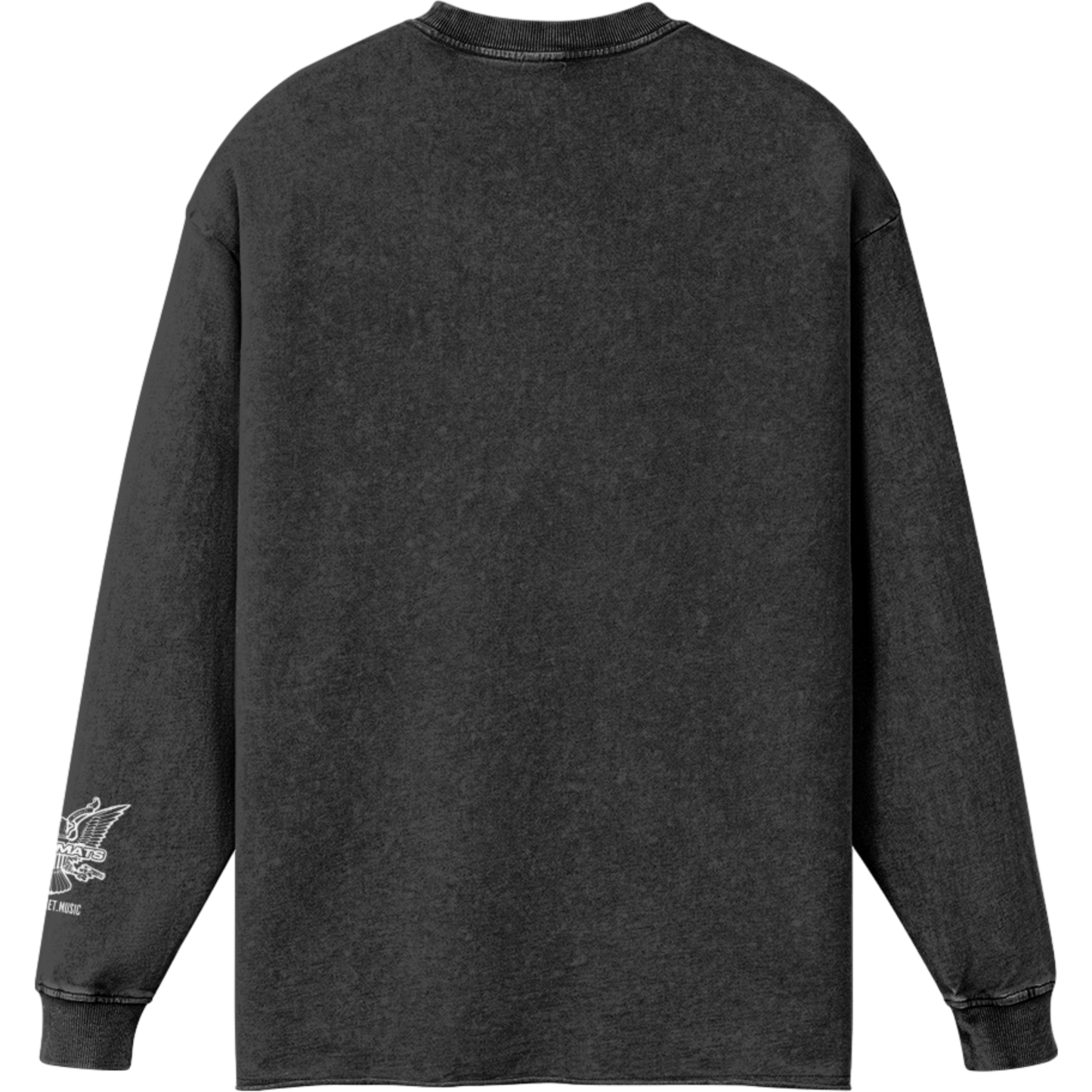 Dipset Long Sleeve – Black Faded with Red Eagle Lettering (Exclusive Classic)