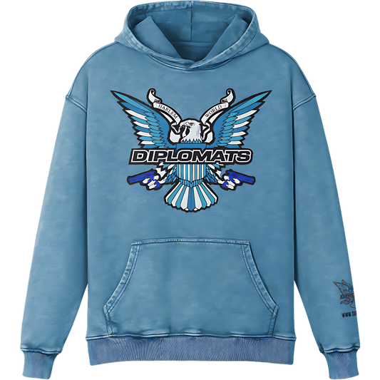 Dipset Ice Blue Eagle Hoodie - Oversized Limited Edition