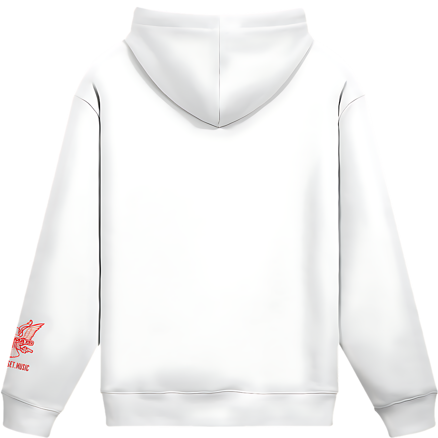 Dipset Classic White Hoodie – Red, White & Blue Eagle Edition