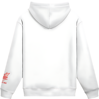 Dipset Classic White Hoodie – Red, White & Blue Eagle Edition